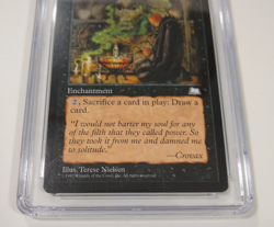 MTG Infernal Tribute CGC 8.5 NM/Mint+ Weatherlight rare Reserved List - Image 3