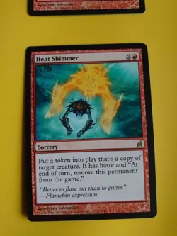 Heat Shimmer . Rare SOrcrery MTG Card. Lorwyn. - Image 1