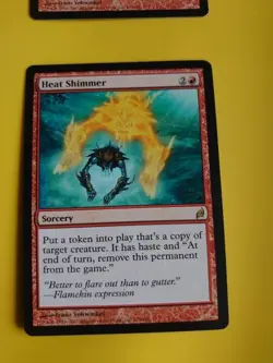 Heat Shimmer . Rare SOrcrery MTG Card. Lorwyn. - Image 2