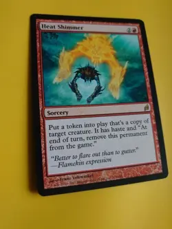 Heat Shimmer . Rare SOrcrery MTG Card. Lorwyn. - Image 3