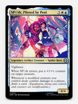 SP/dr, Piloted by Peni [Marvel's Spider-Man] MTG Magic NM/M ⚪💧 - Image 1