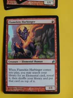 Flameking Harbinger. Elemental shaman MTG Card. Lorwyn. - Image 2