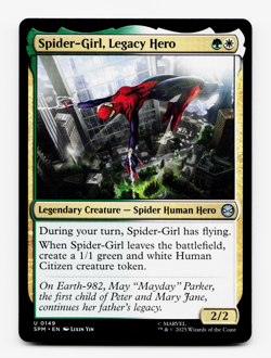 Spider-Girl, Legacy Hero [Marvel's Spider-Man] MTG Magic NM/M 🌳⚪ - Image 3