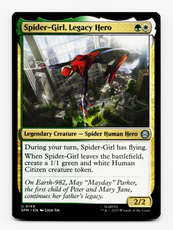 Spider-Girl, Legacy Hero [Marvel's Spider-Man] MTG Magic NM/M 🌳⚪ - Image 5