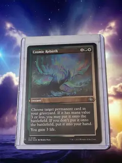 🔥MTG Cosmic Rebirth Etched FOIL March of the Machine: The Aftermath (MAT) #0128 - Image 1