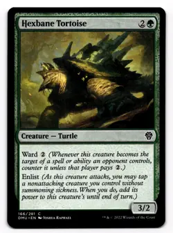 MTG Hexbane Tortoise Dominaria United 166/281 Regular Common - Image 1
