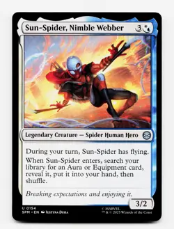 Sun-Spider, Nimble Webber [Marvel's Spider-Man] MTG Magic NM/M 💧💀 - Image 1