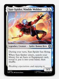Sun-Spider, Nimble Webber [Marvel's Spider-Man] MTG Magic NM/M 💧💀 - Image 5
