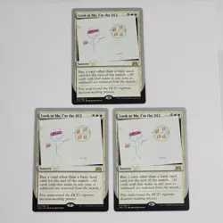 x3 Look at Me, I'm The DCI Unsanctioned MTG Magic The Gathering Card Lot Rare - Image 1
