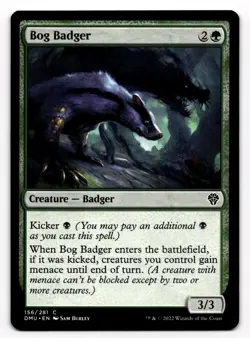 Bog Badger Dominaria United 156 MTG Magic the Gathering - Image 1