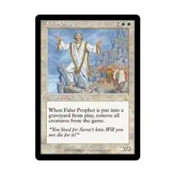 WOTC MtG Urza's Destiny False Prophet (R) (Foil) EX - Image 1
