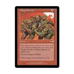 WOTC MtG Nemesis Mogg Salvage (U) (Foil) NM - Image 1