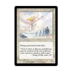 WOTC MtG Urza's Destiny Voice of Reason (U) (Foil) NM - Image 1