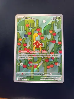 Pokemon SHUCKLE 136/132 - Mega Evolution - ILLUSTRATION RARE - MINT - Image 1