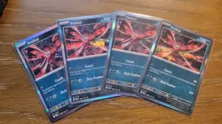 X4 Pokemon Mega Evolution Rare Yveltal 088/132 Me01 playable set - Image 1