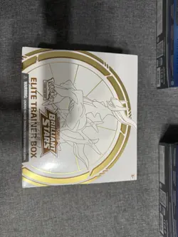 Pokemon TCG Sword & Shield Brilliant Stars Factory Sealed Elite Trainer Box - Image 1