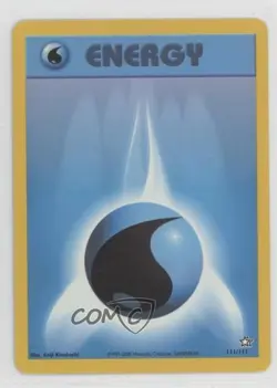 Water Energy Pokemon Neo Genesis #111 2000 - Image 1