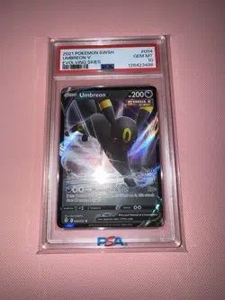 PSA 10 GEM MINT 2021 POKEMON SWSH EVOLVING SKIES #094 UMBREON V EVOLVING SKIES - Image 1