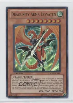 Dragunity Arma Leyvaten 1st Ed. YuGiOh Legion Structure Deck #SDDL-EN001 READ - Image 1