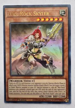 YuGiOh! - War Rock Skyler - MP22-EN054 - Ultra Rare - 1st Edition - Image 1