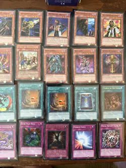 YuGioh Card Collection Binder Lot Of 40 Cards All In Relic Knight Sleeves - Image 3