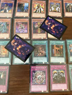 YuGioh Card Collection Binder Lot Of 40 Cards All In Relic Knight Sleeves - Image 5