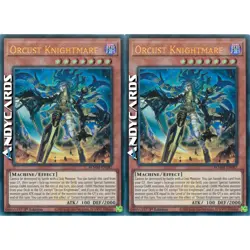 ORCUST KNIGHTMARE 2x • Ultra R Emblema • BLMM EN087 • 1Ed • Yugioh! • ANDYCARDS - Image 1