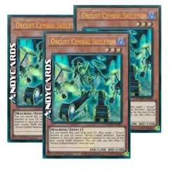 ORCUST CYMBAL SKELETON 3x • Ultra R Emblema • BLMM EN084 • 1Ed • Yugioh! - Image 1