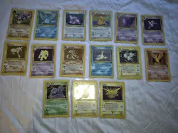 100% Complete Fossil Set 62/62 Original 1999 WOTC Pokemon Cards TCG NM LP 1st Ed - Image 2