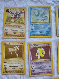 100% Complete Fossil Set 62/62 Original 1999 WOTC Pokemon Cards TCG NM LP 1st Ed - Image 4