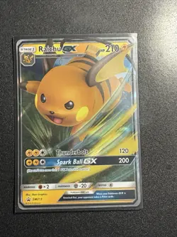 Raichu GX - SM213 - Pokemon Sun & Moon Promo Ultra Rare Card NM - Image 1