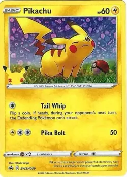 Pikachu - (General Mills) SWSH039 Miscellaneous Cards & Products Holo - Image 1