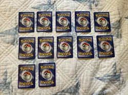 Pokemon TCG Base Set Bulbasaur Collection Cards Lot - Lightly played condition - Image 3