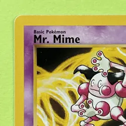 Pokemon TCG Mr. Mime Jungle Card 22/64 1st Edition Rare - Image 3