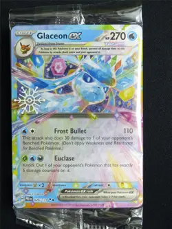 Glaceon Ex 026/131 Holo sealed - 2025 Holiday Calendar Promo - Pokemon Card #3D1 - Image 1