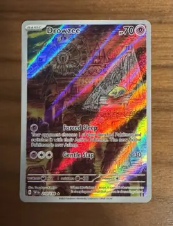 Drowzee 210/198 - Illustration Rare -Scarlet & Violet Base Set Holo Pokemon Card - Image 3