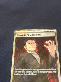 Giovanni's Charisma 197/165 Sv: Scarlet & Violet 151 Holo Pokemon card nm- - Image 3
