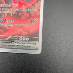 Bloodmoon Ursaluna ex sir 168/131 pokemon card TCG Prismatic Evolutions Holo - Image 5