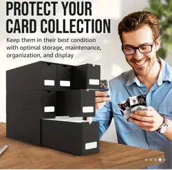 Extra large 7200+ card Collection Organiser / storage box In White - Image 2