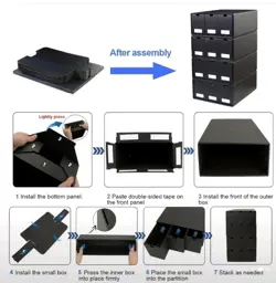 Extra large 7200+ card Collection Organiser / storage box In White - Image 4