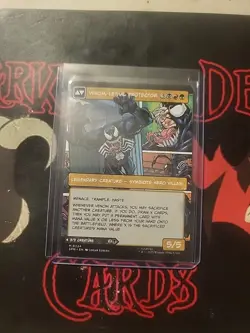 Magic The Gathering Marvel's Spider-Man "Eddie Brock" BORDERLESS MYTHIC NM - Image 2