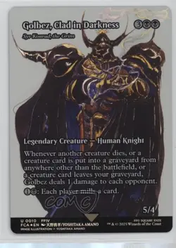 Golbez Clad in Darkness (Syr Konrad the Grim) Foil #0010 12hz - Image 1