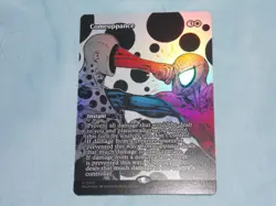 MTG Borderless Alt Art FOIL Comeuppance x1 Mythic Spider-Man Low S&H NM - Image 1