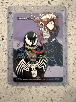 MTG Infernal Grasp (Borderless) #18 Marvel Universe Eternal-Legal Regular - Image 1