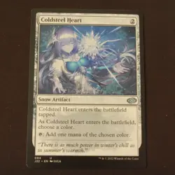 Coldsteel Heart 94 MTG Jumpstart 2022 Uncommon NM - Image 1