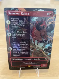 Summon: Kujata (Borderless) Commander: Final Fantasy Foil - Image 1
