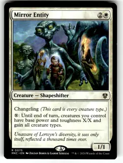 Mirror Entity Commander: Murders at Karlov Manor Regular MTG NM - Image 1