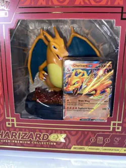 Pokemon TCG Charizard EX Super Premium Collection Figure Box New Sealed - Image 2