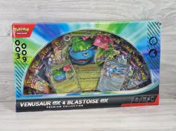 POKEMON VENUSAUR EX & BLASTOISE EX PREMIUM COLLECTION NEW & SEALED / DAMAGED BOX - Image 1