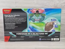 POKEMON VENUSAUR EX & BLASTOISE EX PREMIUM COLLECTION NEW & SEALED / DAMAGED BOX - Image 4